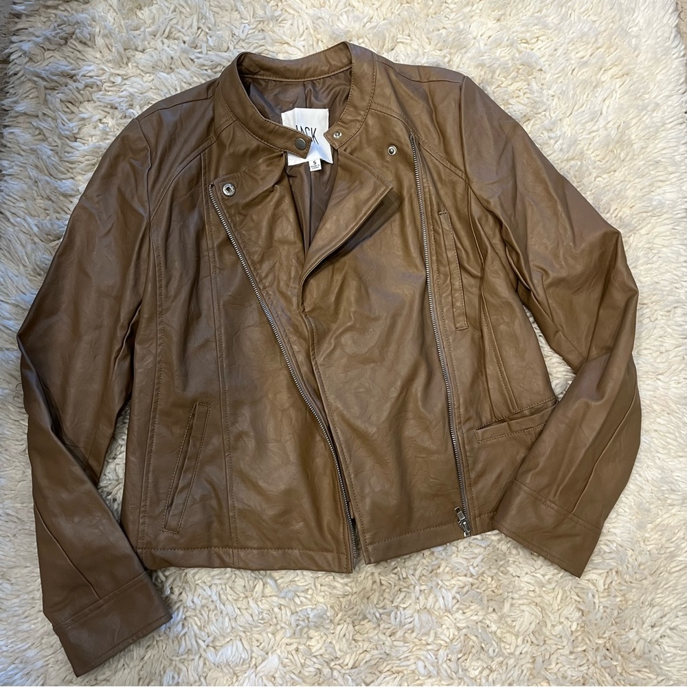 Jack vegan leather jacket size small
